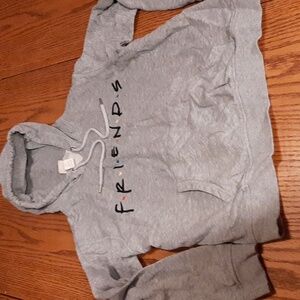 H&M Heather Gray Hoodie FRIENDS